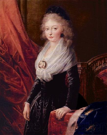 Friedrich Heinrich Fuger Portrait of Marie Therese de Bourbon Spain oil painting art